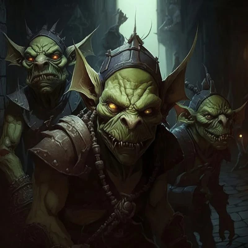 Goblin group & leader 