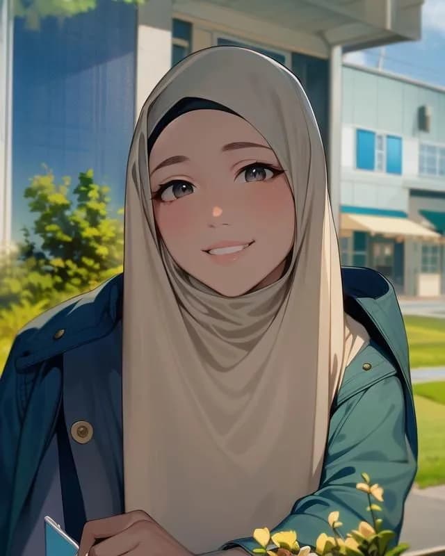 Hijabi girl